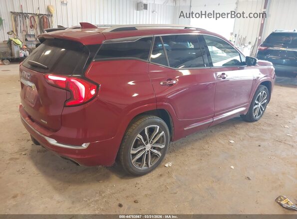 3GKALXEX9KL205143 2019 GMC TERRAIN Красный Задняя правая четверть