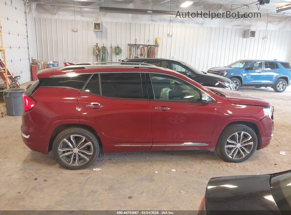 3GKALXEX9KL205143 2019 GMC TERRAIN Красный Вид задней части салона