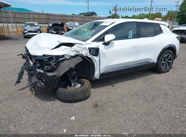 3GN7DMRP4SS193217 2025 CHEVROLET EQUINOX White Vista tres cuartos delantera izquierda