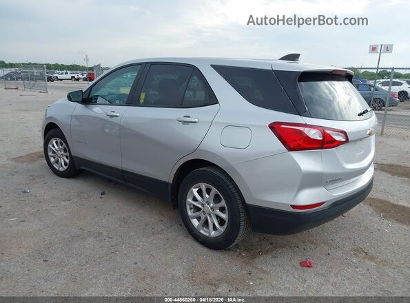 3GNAXHEV7LS533566 2020 CHEVROLET EQUINOX Silver Trasero izquierdo