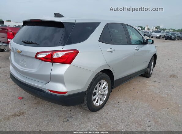 3GNAXHEV7LS533566 2020 CHEVROLET EQUINOX Silver Trasero derecho