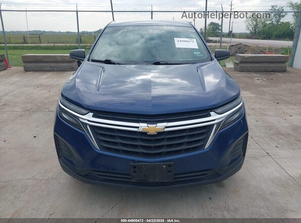 3GNAXHEV7NS209410 2022 CHEVROLET EQUINOX Blue Instrument cluster view
