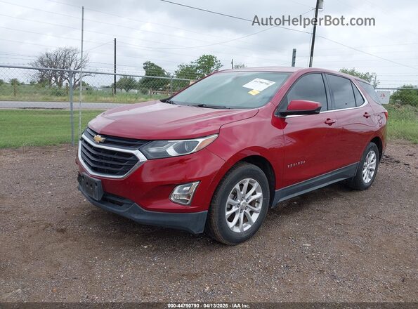 3GNAXJEV3JS617033 2018 CHEVROLET EQUINOX Красный Передняя левая четверть
