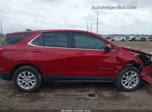 3GNAXJEV3JS617033 2018 CHEVROLET EQUINOX Красный Вид задней части салона