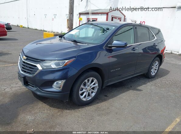 3GNAXJEV3JS617453 2018 CHEVROLET EQUINOX Blue წინა მარცხენა ხედი სამი მეოთხედიდან