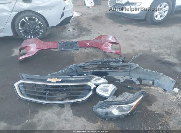 3GNAXJEV4JS559661 2018 CHEVROLET EQUINOX Red Widok zestawu wskaźników