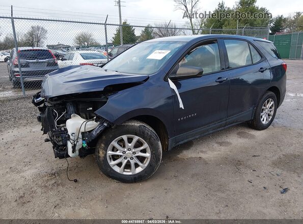 3GNAXREV7JS622931 2018 CHEVROLET EQUINOX Синий Передняя левая четверть