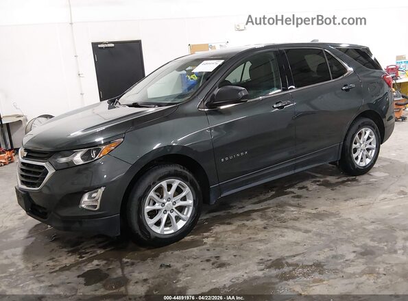 3GNAXSEV5JS567371 2018 CHEVROLET EQUINOX Gray Առջևի ձախ երեք քառորդ տեսարան