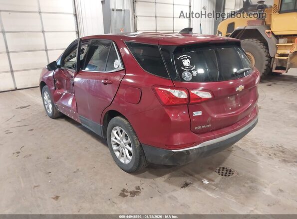 3GNAXSEV6JS523492 2018 CHEVROLET EQUINOX Red Tył lewy