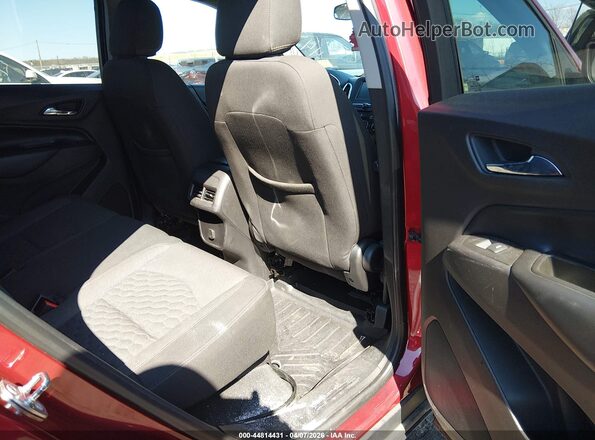 3GNAXUEU7JS550574 2018 CHEVROLET EQUINOX Burgundy Vista de la etiqueta del VIN