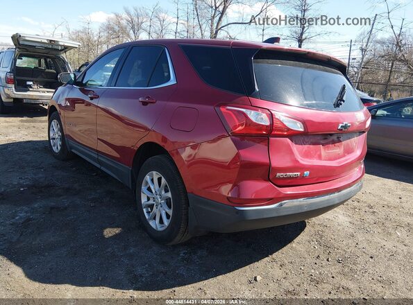 3GNAXUEU7JS550574 2018 CHEVROLET EQUINOX Burgundy Trasero izquierdo