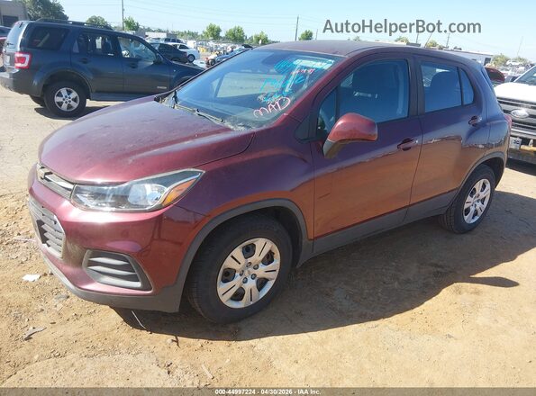 3GNCJKSB2HL227989 2017 CHEVROLET TRAX Maroon 