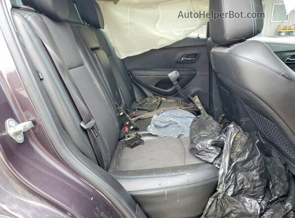 3GNCJLSB3GL117683 2016 CHEVROLET TRAX Gray უკანა სალონის ხედი