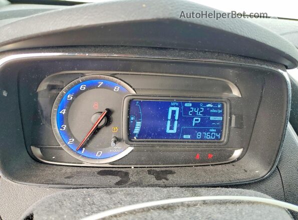 3GNCJLSB5GL218434 2016 CHEVROLET TRAX Серый Вид щитка приборов