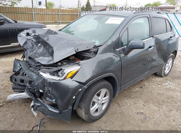 3GNCJLSB6KL354953 2019 CHEVROLET TRAX Gray წინა მარცხენა ხედი სამი მეოთხედიდან