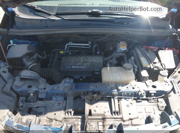 3GNCJLSB6KL402225 2019 CHEVROLET TRAX Blue უკანა ხედი