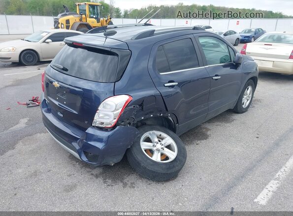 3GNCJPSB7JL307548 2018 CHEVROLET TRAX Blue Trasero derecho