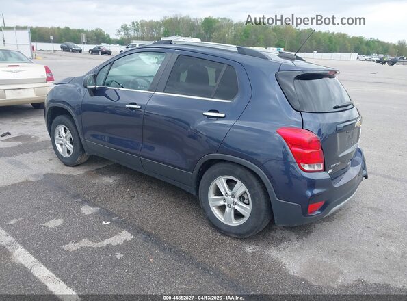 3GNCJPSB7JL307548 2018 CHEVROLET TRAX Blue Trasero izquierdo