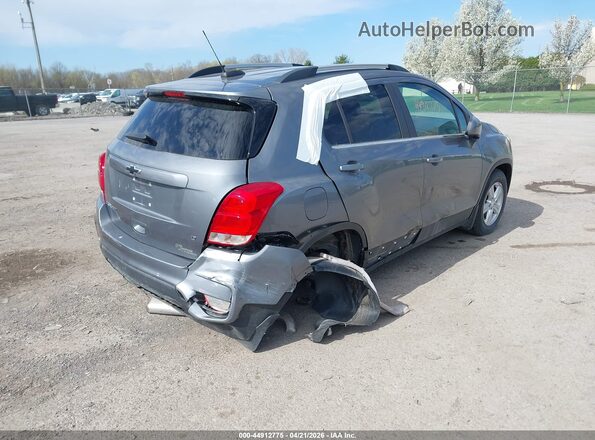 3GNCJPSB9LL275821 2020 CHEVROLET TRAX Gray Trasero derecho
