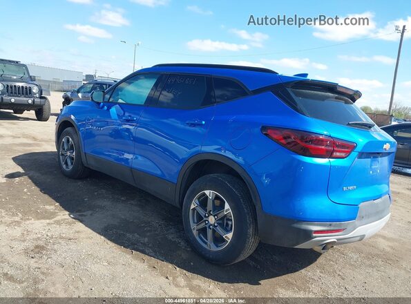 3GNKBCR46SS268449 2025 CHEVROLET BLAZER Blue უკანა მარცხენა