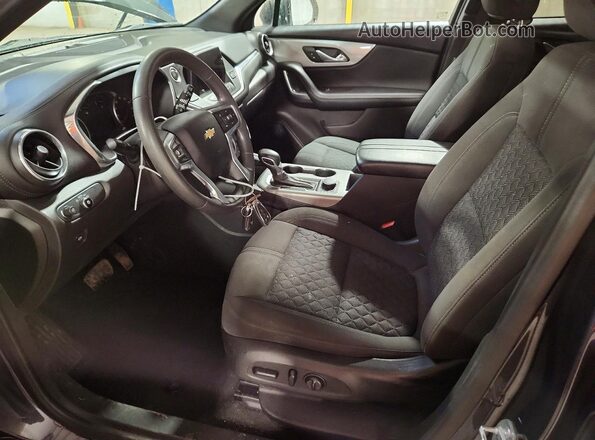 3GNKBCRS6MS514434 2021 CHEVROLET BLAZER Gray Front interior view