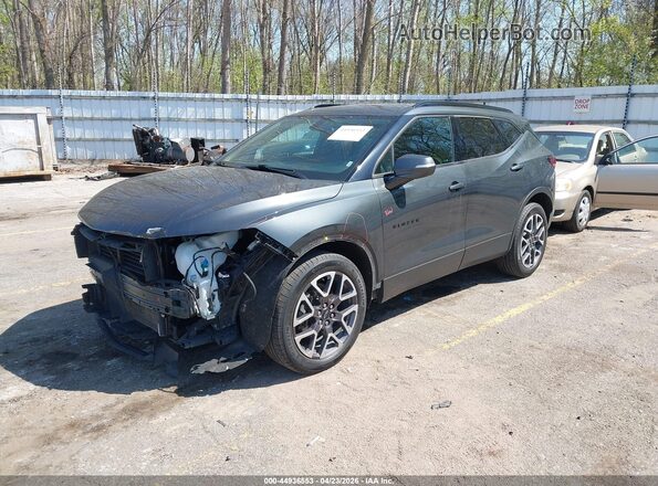 3GNKBDRSXLS640252 2020 CHEVROLET BLAZER Серый Передняя левая четверть