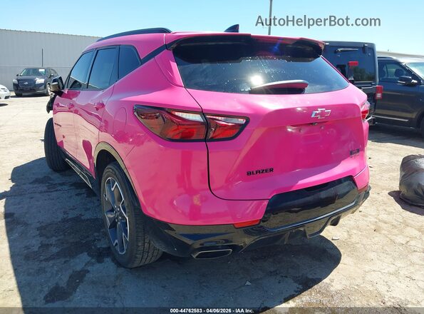 3GNKBERS0KS702634 2019 CHEVROLET BLAZER Pink Tył lewy