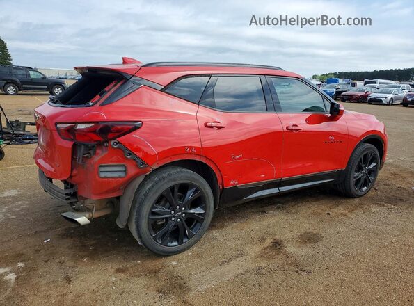 3GNKBERS2MS505256 2021 CHEVROLET BLAZER Red Задня права чверть
