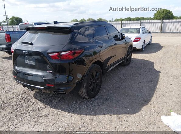 3GNKBERS5KS700166 2019 CHEVROLET BLAZER Черный Задняя правая четверть