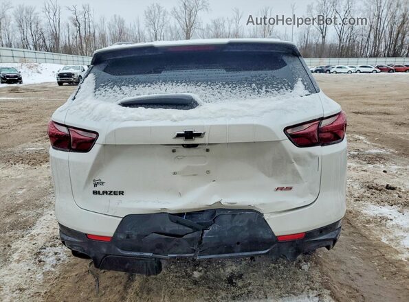 3GNKBERS6MS564200 2021 CHEVROLET BLAZER Белый Вид сзади