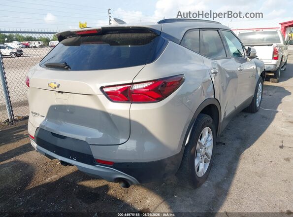 3GNKBHRS1MS567572 2021 CHEVROLET BLAZER Gray Задня права чверть