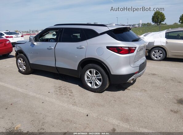3GNKBHRS4MS542665 2021 CHEVROLET BLAZER Silver Rear left