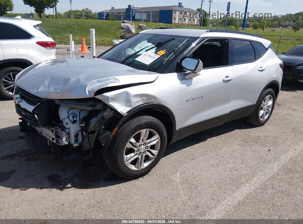 3GNKBHRS4MS542665 2021 CHEVROLET BLAZER Silver Front left