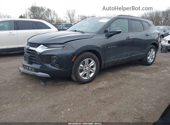 3GNKBHRS5MS560348 2021 CHEVROLET BLAZER Black Vista tres cuartos delantera izquierda