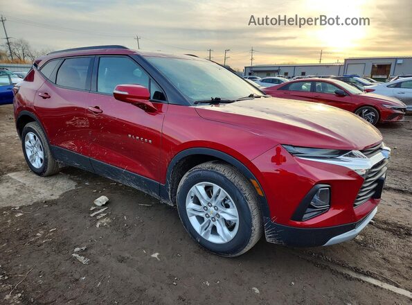 3GNKBHRS5MS562522 2021 CHEVROLET BLAZER Red Delantero derecho
