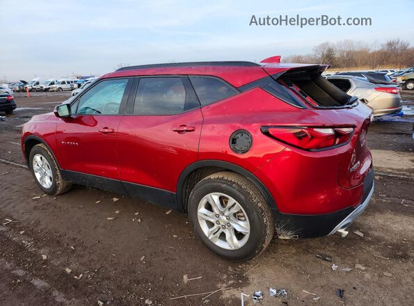 3GNKBHRS5MS562522 2021 CHEVROLET BLAZER Red Trasero izquierdo