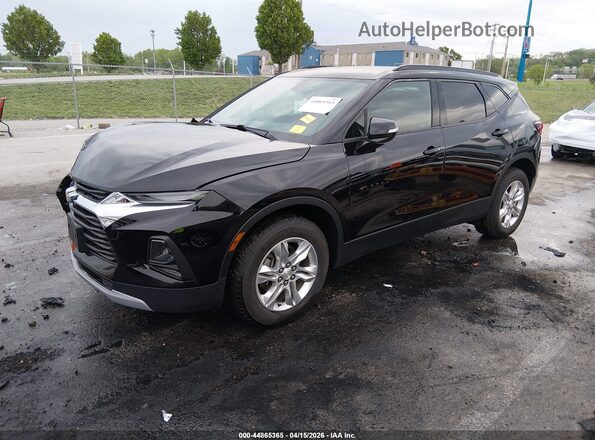 3GNKBHRS8LS606561 2020 CHEVROLET BLAZER Black Առջևի ձախ երեք քառորդ տեսարան