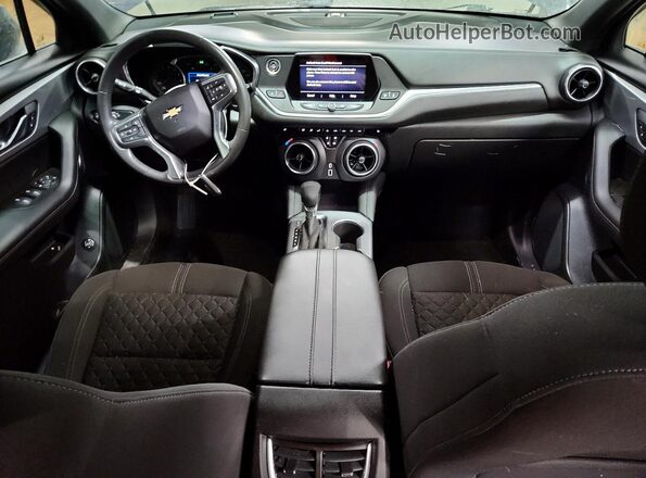 3GNKBHRS9MS551779 2021 CHEVROLET BLAZER Charcoal Вид панелі приладів