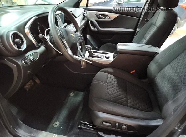 3GNKBHRS9MS551779 2021 CHEVROLET BLAZER Charcoal Вид салону спереду