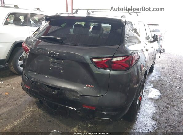 3GNKBKRS3MS549524 2021 CHEVROLET BLAZER Синий Задняя правая четверть