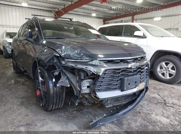 3GNKBKRS3MS549524 2021 CHEVROLET BLAZER Синий Вид спереди