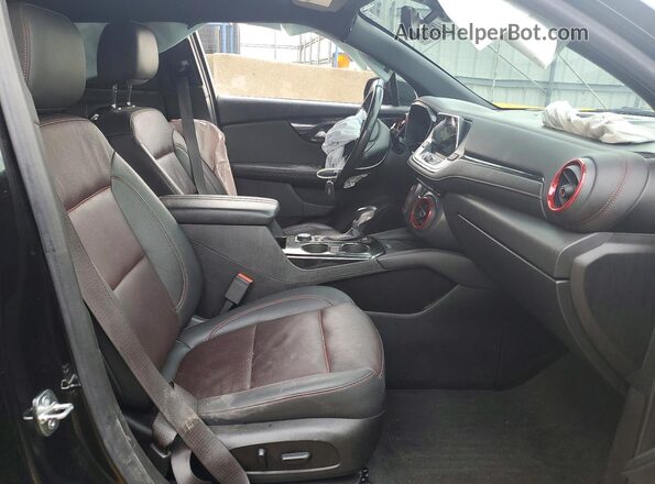3GNKBKRS3MS555808 2021 CHEVROLET BLAZER Black წინა სალონის ხედი