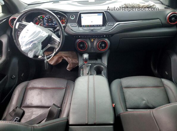 3GNKBKRS3MS555808 2021 CHEVROLET BLAZER Black წინა პანელის ხედი