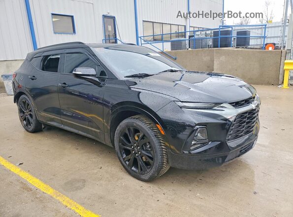3GNKBKRS3MS555808 2021 CHEVROLET BLAZER Black წინა მარჯვენა