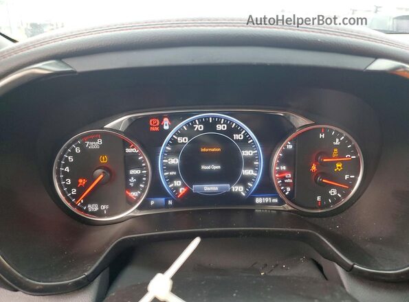 3GNKBKRS3MS555808 2021 CHEVROLET BLAZER Black ხელსაწყოთა პანელის ხედი