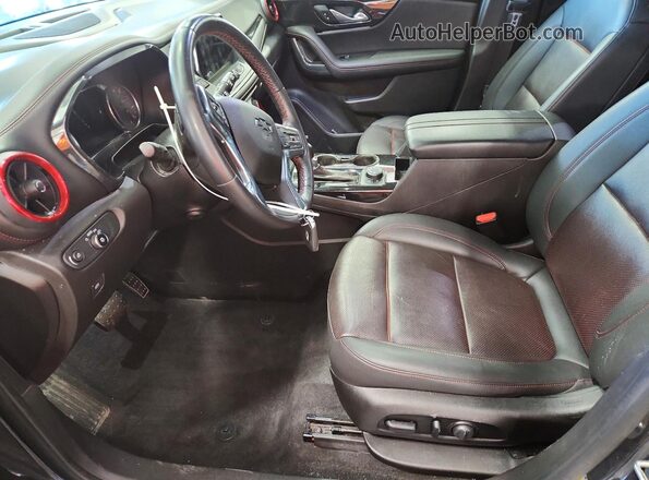 3GNKBKRS8MS534498 2021 CHEVROLET BLAZER Gray Вид салону спереду