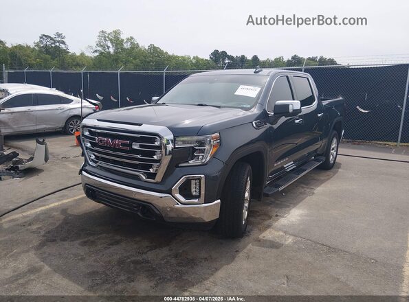 3GTP8DED8LG235160 2020 GMC SIERRA Blue წინა მარცხენა ხედი სამი მეოთხედიდან