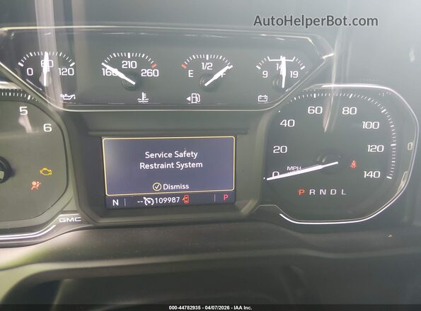 3GTP8DED8LG235160 2020 GMC SIERRA Blue უკანა სავარძლების ხედი