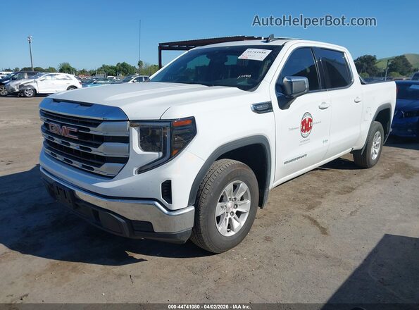 3GTPHBED6RG188000 2024 GMC SIERRA White Առջևի ձախ երեք քառորդ տեսարան