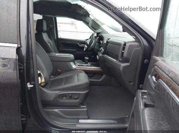 3GTPHDED5NG658622 2022 GMC SIERRA Black Widok wnętrza z przodu